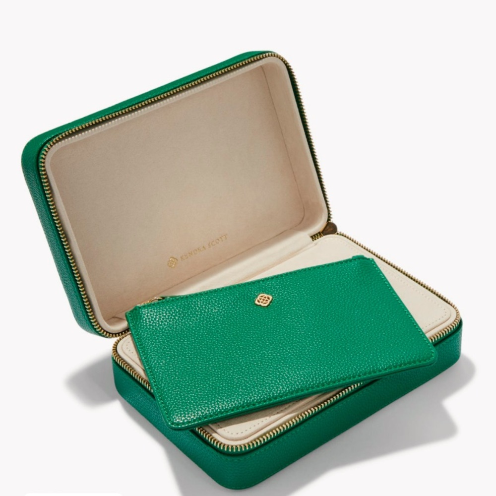 Kendra Scott Green Jewelry Case